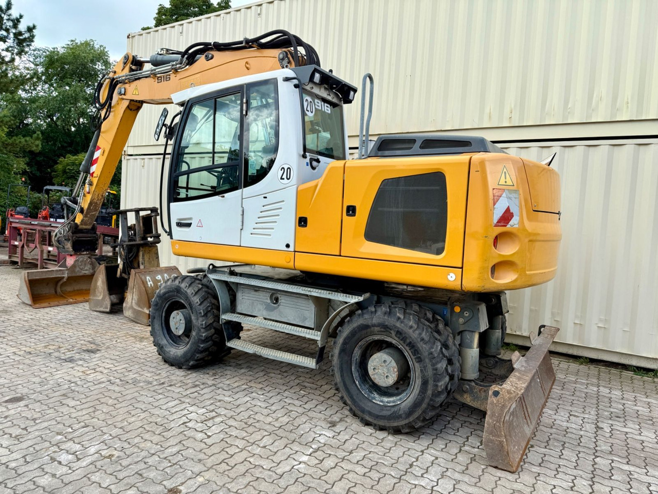 Liebherr A916 / Deutsche Maschine / Löffel + Greifer - Hjulgraver: bilde 3 Liebherr A916 / Deutsche Maschine / Löffel + Greifer - Hjulgraver: bilde 3