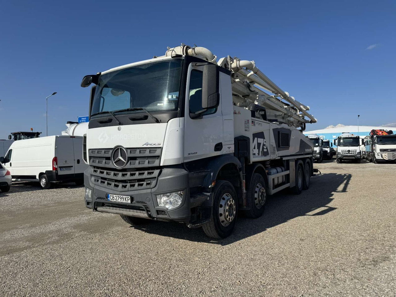 Mercedes-Benz AROCS 3743 PUTZMEISTER M47-5 - Betongpumpe: bilde 3 Mercedes-Benz AROCS 3743 PUTZMEISTER M47-5 - Betongpumpe: bilde 3
