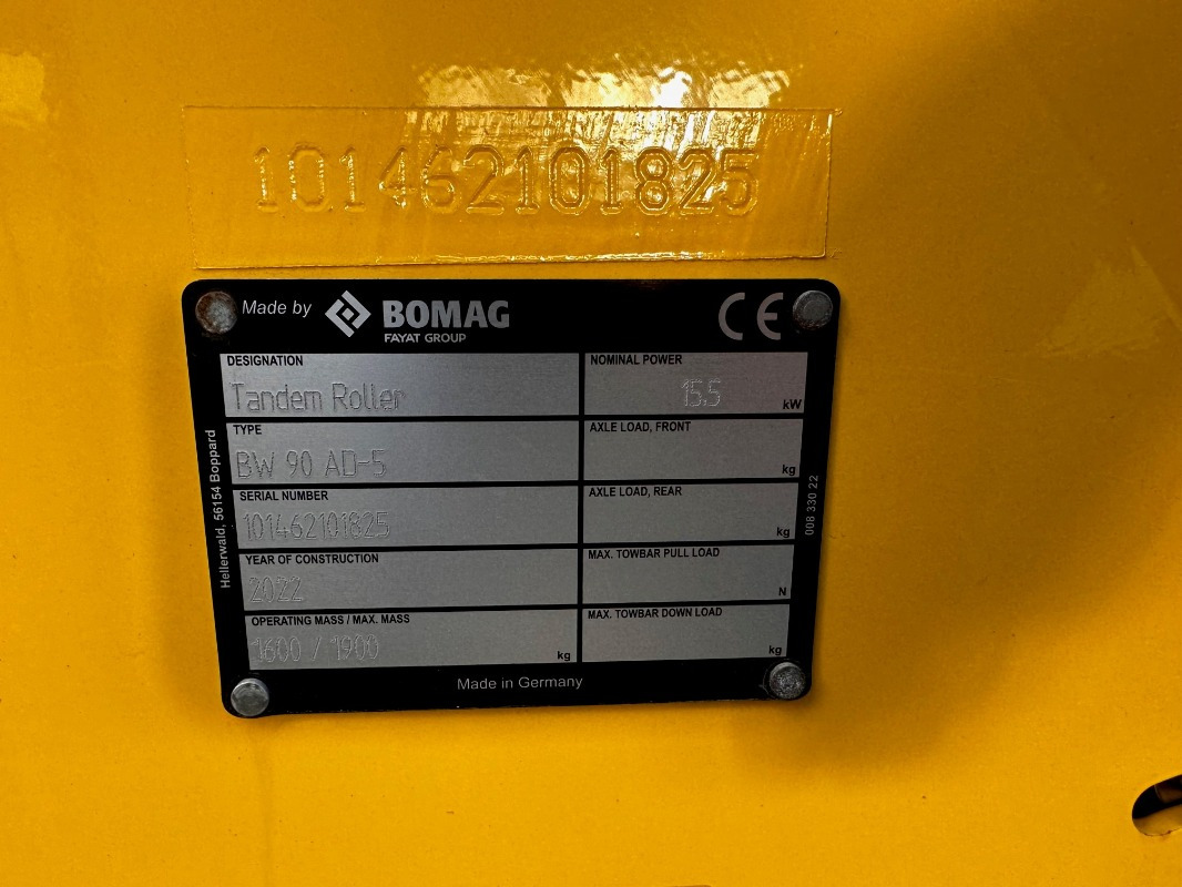 BOMAG DE BW 90 AD-5 Stage V/Tier 4f - Vals: bilde 4 BOMAG DE BW 90 AD-5 Stage V/Tier 4f - Vals: bilde 4