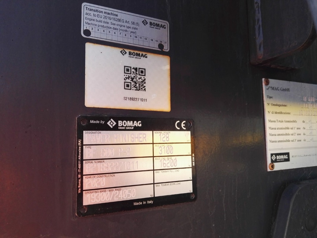BOMAG IT BF 600 P-2 S500 Stage IV/Tier 4f - Asfaltutlegger: bilde 2 BOMAG IT BF 600 P-2 S500 Stage IV/Tier 4f - Asfaltutlegger: bilde 2