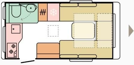 Adria Action 391 LH*1.500KG*EL.FB.-TEMP.*SCHWENK-TISCH - Campingvogn: bilde 4 Adria Action 391 LH*1.500KG*EL.FB.-TEMP.*SCHWENK-TISCH - Campingvogn: bilde 4