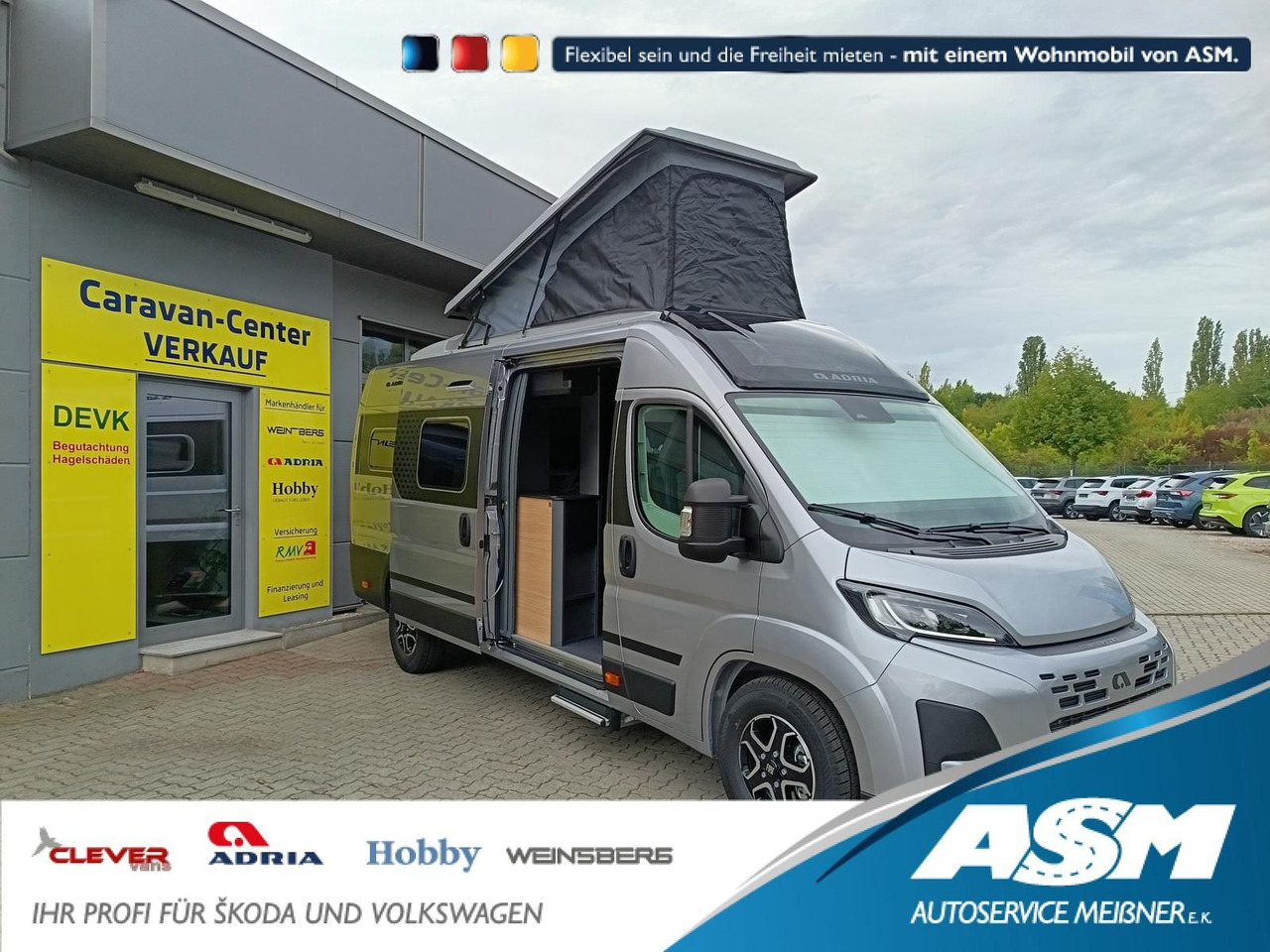 Adria Twin "60Y" 640 SGX 4,25MAXI*JUBILEE*AUFSTELLDACH - Bybobil: bilde 1 Adria Twin "60Y" 640 SGX 4,25MAXI*JUBILEE*AUFSTELLDACH - Bybobil: bilde 1