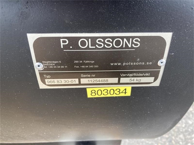 Husqvarna 125 B til R422 og P524 - Snøplog for Landbruksteknikk: bilde 4 Husqvarna 125 B til R422 og P524 - Snøplog for Landbruksteknikk: bilde 4