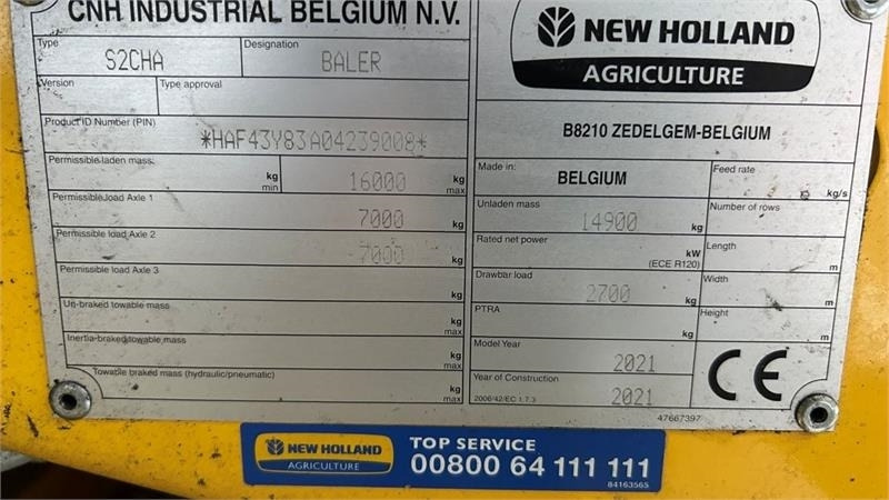 New Holland BB 1290 RC HD  - Firkantpresse: bilde 5 New Holland BB 1290 RC HD  - Firkantpresse: bilde 5