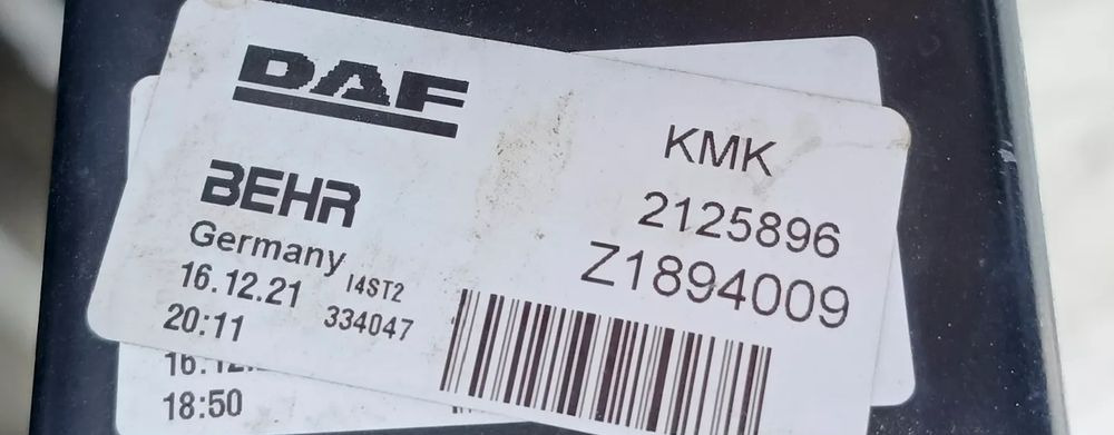 DAF XF 106 EURO 6 CHŁODNICA WODY NOWA 2125896 - Radiator for Lastebil: bilde 3 DAF XF 106 EURO 6 CHŁODNICA WODY NOWA 2125896 - Radiator for Lastebil: bilde 3