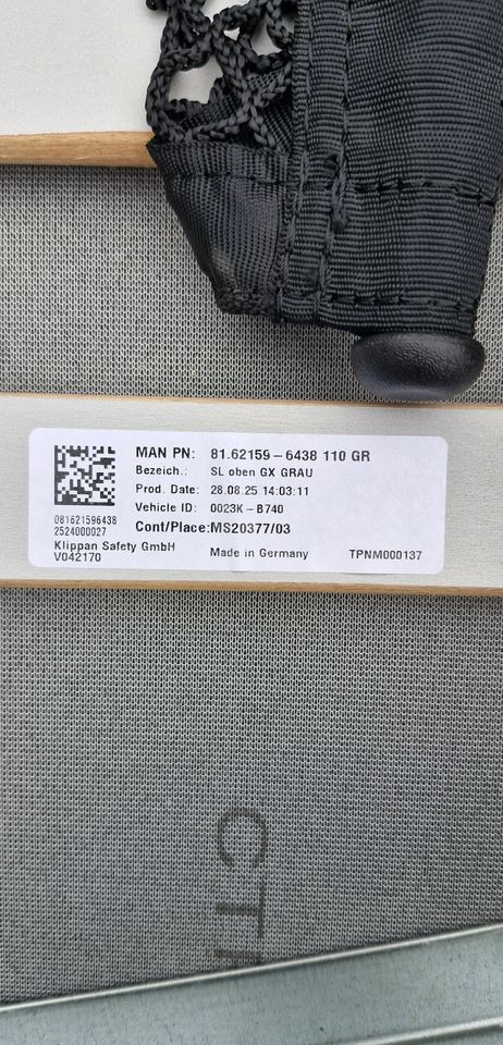 MAN TG3 TGX ŁÓŻKO GÓRNE NOWE 81.62159-6438 - Førerhus og interiør: bilde 5 MAN TG3 TGX ŁÓŻKO GÓRNE NOWE 81.62159-6438 - Førerhus og interiør: bilde 5