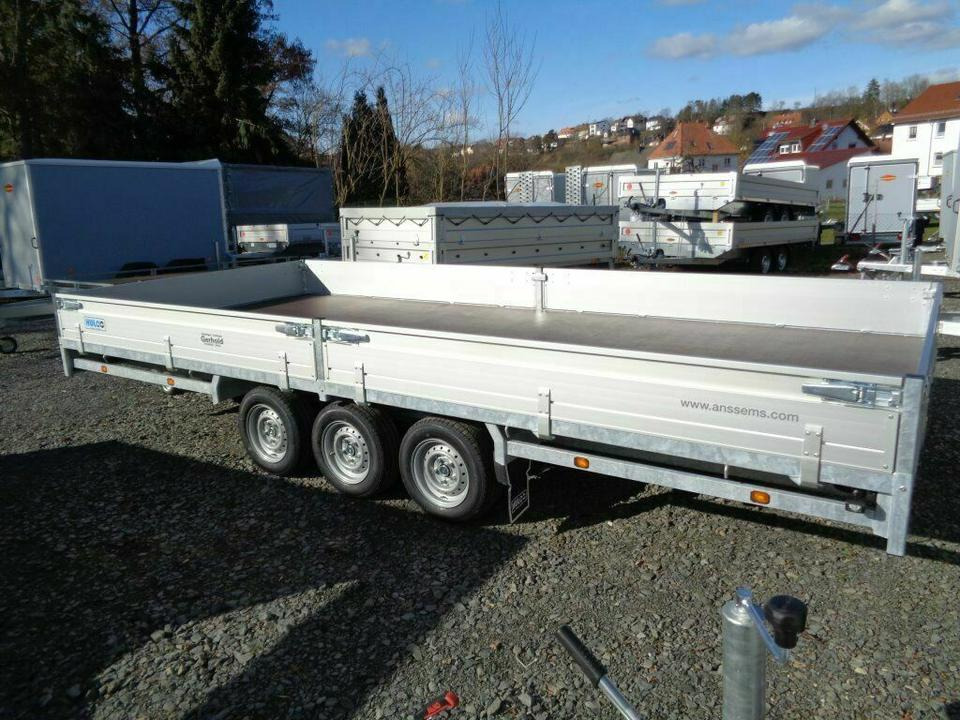 Böckmann Humbaur, Hulco - PKW Anhänger Tridem 3,5 to 5x2,2m - Planhenger/ Flathenger: bilde 4 Böckmann Humbaur, Hulco - PKW Anhänger Tridem 3,5 to 5x2,2m - Planhenger/ Flathenger: bilde 4