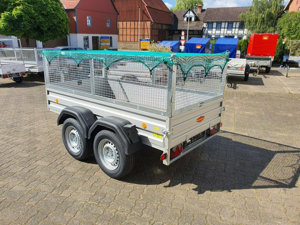 Böckmann PKW Anhänger, 2000 kg, Tandem, neu, Gitteraufbau - Planhenger/ Flathenger: bilde 3 Böckmann PKW Anhänger, 2000 kg, Tandem, neu, Gitteraufbau - Planhenger/ Flathenger: bilde 3