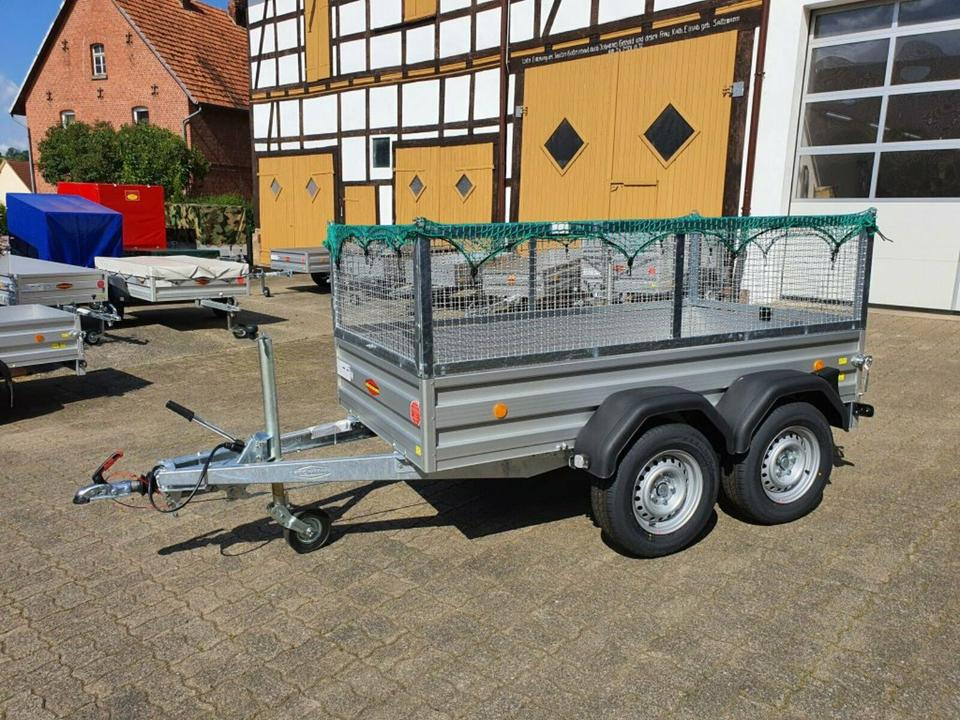 Böckmann PKW Anhänger, 2000 kg, Tandem, neu, Gitteraufbau - Planhenger/ Flathenger: bilde 1 Böckmann PKW Anhänger, 2000 kg, Tandem, neu, Gitteraufbau - Planhenger/ Flathenger: bilde 1