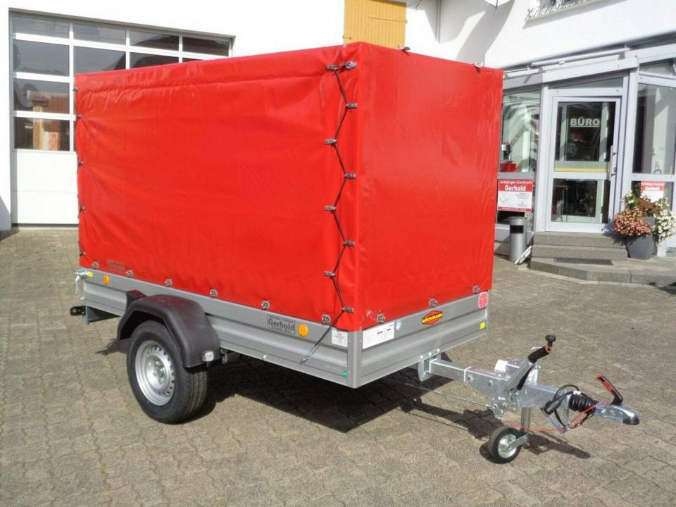 Böckmann PKW-Anhänger Plane Spriegel, 1,35to,100 km/h - Biltilhenger: bilde 2 Böckmann PKW-Anhänger Plane Spriegel, 1,35to,100 km/h - Biltilhenger: bilde 2