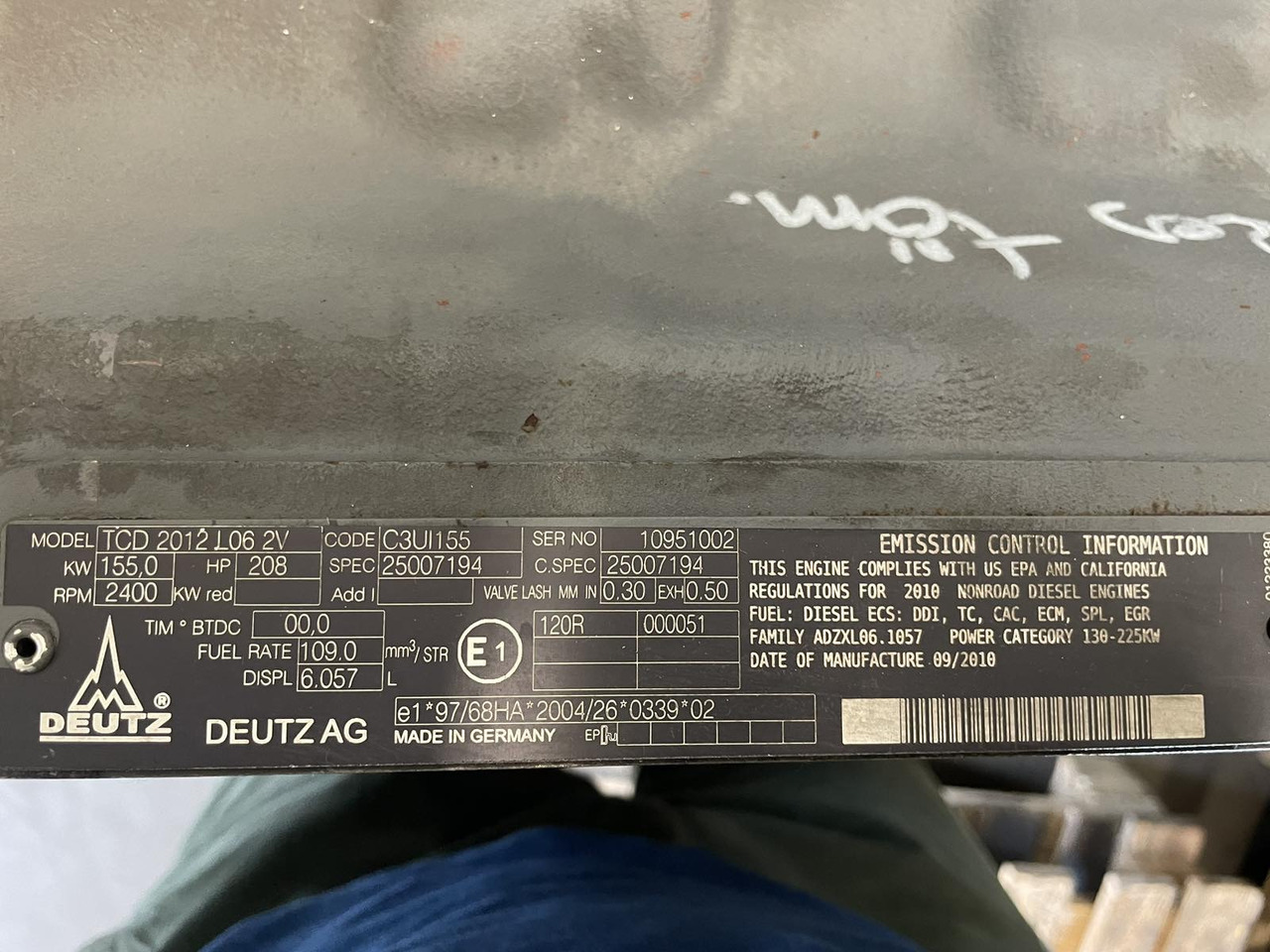 Deutz TCD 2012 L06 2V remanufactured short engine - Motor for Industrimaskin: bilde 2 Deutz TCD 2012 L06 2V remanufactured short engine - Motor for Industrimaskin: bilde 2