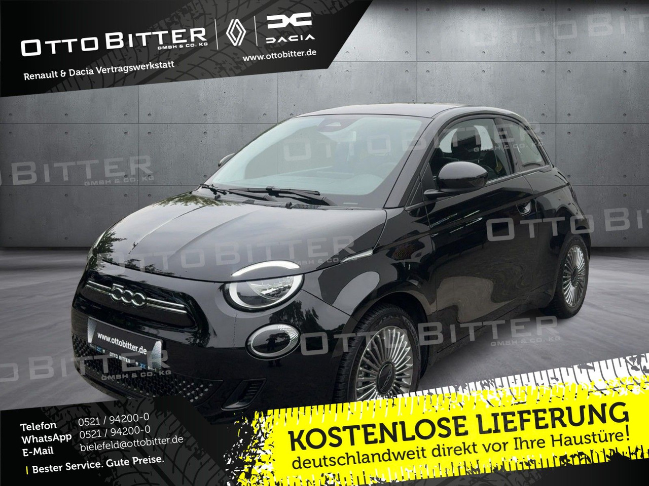 Fiat 500e Icon Elektro 16"ALU/NAVI/SCHNELLADER-50KW - Sedan: bilde 1 Fiat 500e Icon Elektro 16"ALU/NAVI/SCHNELLADER-50KW - Sedan: bilde 1