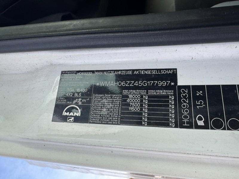 Trekkvogn MAN TGA 18.430 (MANUAL GEARBOX / BOITE MANUELLE): bilde 13