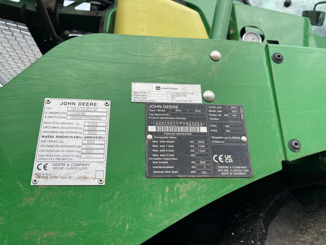 JOHN DEERE TRINCIA 9700i - Forhøster: bilde 5 JOHN DEERE TRINCIA 9700i - Forhøster: bilde 5