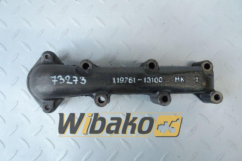 Exhaust manifold for engine Yanmar 3TNV70 119761-13100 - Eksosmanifold for Bygg og anlegg: bilde 1 Exhaust manifold for engine Yanmar 3TNV70 119761-13100 - Eksosmanifold for Bygg og anlegg: bilde 1