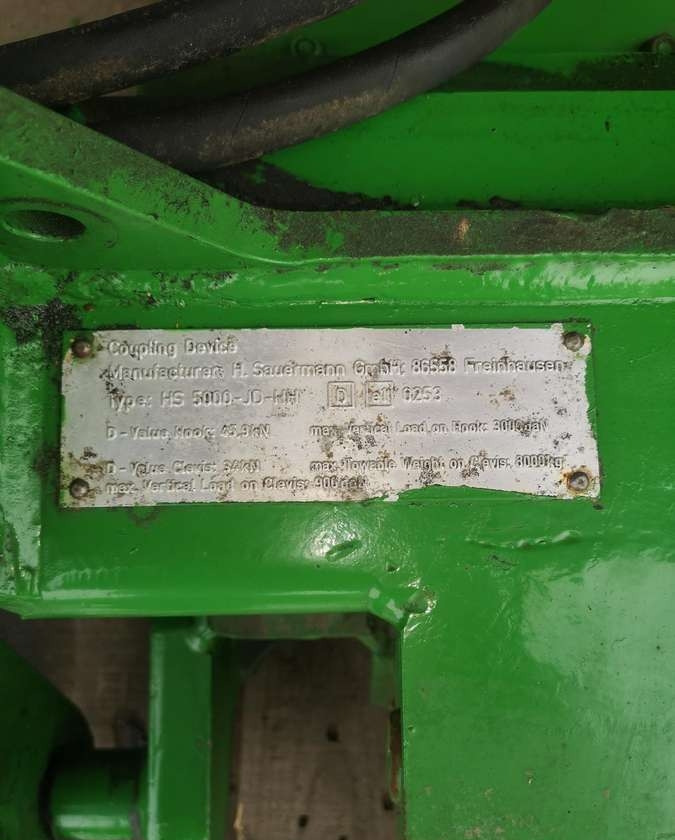 JOHN DEERE hook - Utstyr for Traktor: bilde 2 JOHN DEERE hook - Utstyr for Traktor: bilde 2