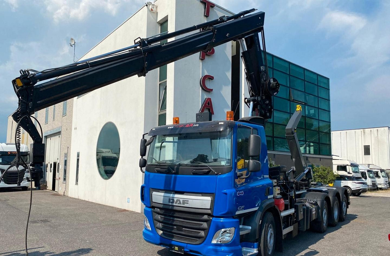 DAF CF 400 IMPIANTO SCARRABILE E GRU - Krokbil, Kranbil: bilde 1 DAF CF 400 IMPIANTO SCARRABILE E GRU - Krokbil, Kranbil: bilde 1