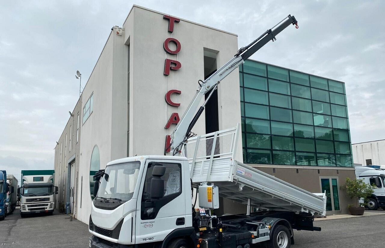 IVECO EUROCARGO 75E16 2019 RIBALTABILE E GRU - Tippbil, Kranbil: bilde 2 IVECO EUROCARGO 75E16 2019 RIBALTABILE E GRU - Tippbil, Kranbil: bilde 2