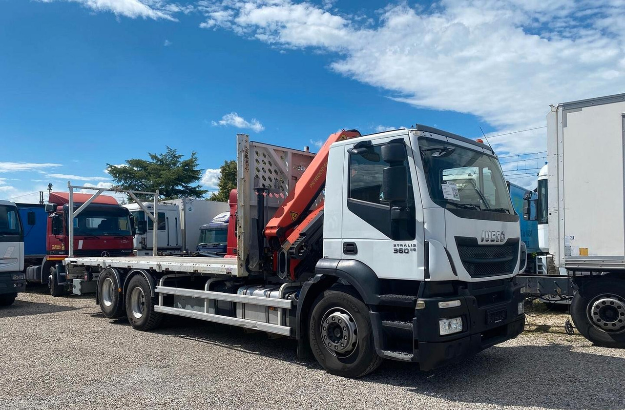 IVECO STRALIS AD260S36 CASSONE FISSO E GRU - Planbil, Kranbil: bilde 2 IVECO STRALIS AD260S36 CASSONE FISSO E GRU - Planbil, Kranbil: bilde 2