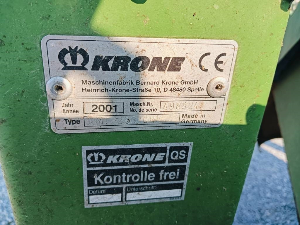 Krone AMT 283 CRI - Slåmaskin: bilde 3 Krone AMT 283 CRI - Slåmaskin: bilde 3