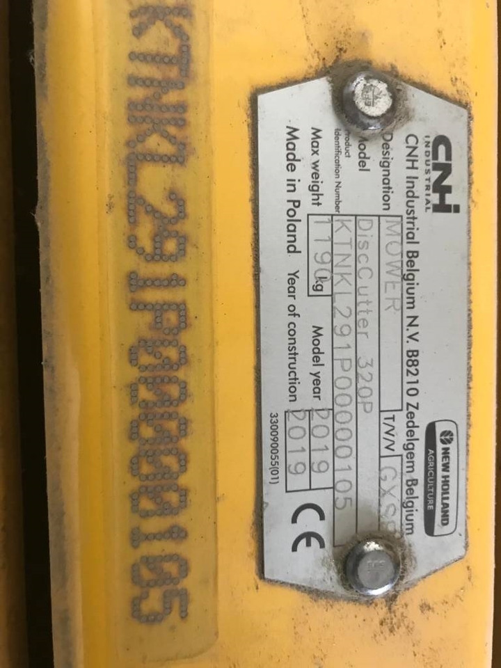 New Holland DISCOCUTTER 320 P - Slåmaskin: bilde 2 New Holland DISCOCUTTER 320 P - Slåmaskin: bilde 2