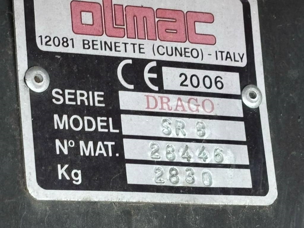 Olimac SR 8 - Innhøstingsutstyr: bilde 3 Olimac SR 8 - Innhøstingsutstyr: bilde 3