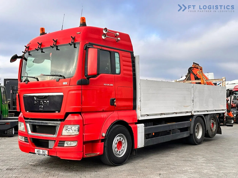 MAN TGX 26.480 Ciężarówka burtowa MAN TGX 26.480 6X2 / PALFINGER PK9002-EH B Crane / 80% Michelin - Kranbil: bilde 4 MAN TGX 26.480 Ciężarówka burtowa MAN TGX 26.480 6X2 / PALFINGER PK9002-EH B Crane / 80% Michelin - Kranbil: bilde 4