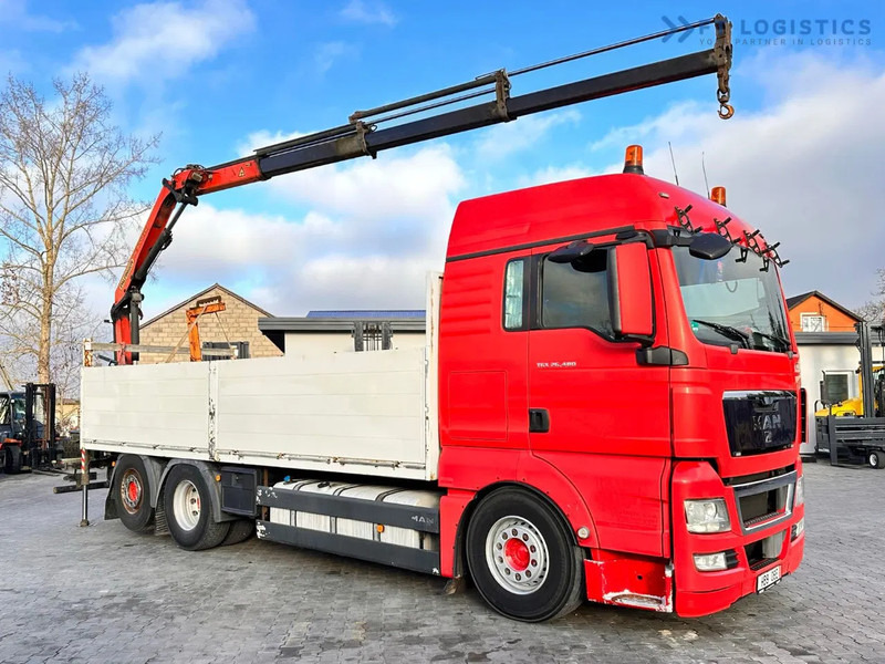 MAN TGX 26.480 Ciężarówka burtowa MAN TGX 26.480 6X2 / PALFINGER PK9002-EH B Crane / 80% Michelin Tire Dodać do ulubionych - Kranbil: bilde 5 MAN TGX 26.480 Ciężarówka burtowa MAN TGX 26.480 6X2 / PALFINGER PK9002-EH B Crane / 80% Michelin Tire Dodać do ulubionych - Kranbil: bilde 5