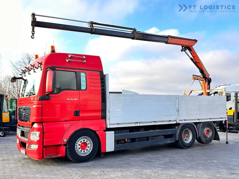 MAN TGX 26.480 Ciężarówka burtowa MAN TGX 26.480 6X2 / PALFINGER PK9002-EH B Crane / 80% Michelin Tire Dodać do ulubionych - Kranbil: bilde 1 MAN TGX 26.480 Ciężarówka burtowa MAN TGX 26.480 6X2 / PALFINGER PK9002-EH B Crane / 80% Michelin Tire Dodać do ulubionych - Kranbil: bilde 1