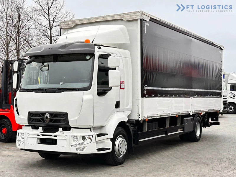 Renault Midlum 250 Renault D 250 / AUTOMATIC / 4X2 / 18 PALLETS / TAIL LIFT / SIDE BOARDS / curtainsider truck - Kapellbil: bilde 2 Renault Midlum 250 Renault D 250 / AUTOMATIC / 4X2 / 18 PALLETS / TAIL LIFT / SIDE BOARDS / curtainsider truck - Kapellbil: bilde 2