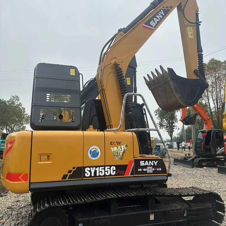 China Brand Used Sany China Brand Used Sany Sy155c Mini Excavator 6ton Crawler Earth Digger Machine for Sale - Beltegraver: bilde 1 China Brand Used Sany China Brand Used Sany Sy155c Mini Excavator 6ton Crawler Earth Digger Machine for Sale - Beltegraver: bilde 1