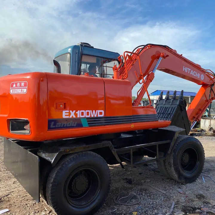 Used Hitachi Ex100WD Wheel Excavator for Sale Japan Made Hitachi Ex100wd Wheeled Excavator for Sale - Hjulgraver: bilde 1 Used Hitachi Ex100WD Wheel Excavator for Sale Japan Made Hitachi Ex100wd Wheeled Excavator for Sale - Hjulgraver: bilde 1