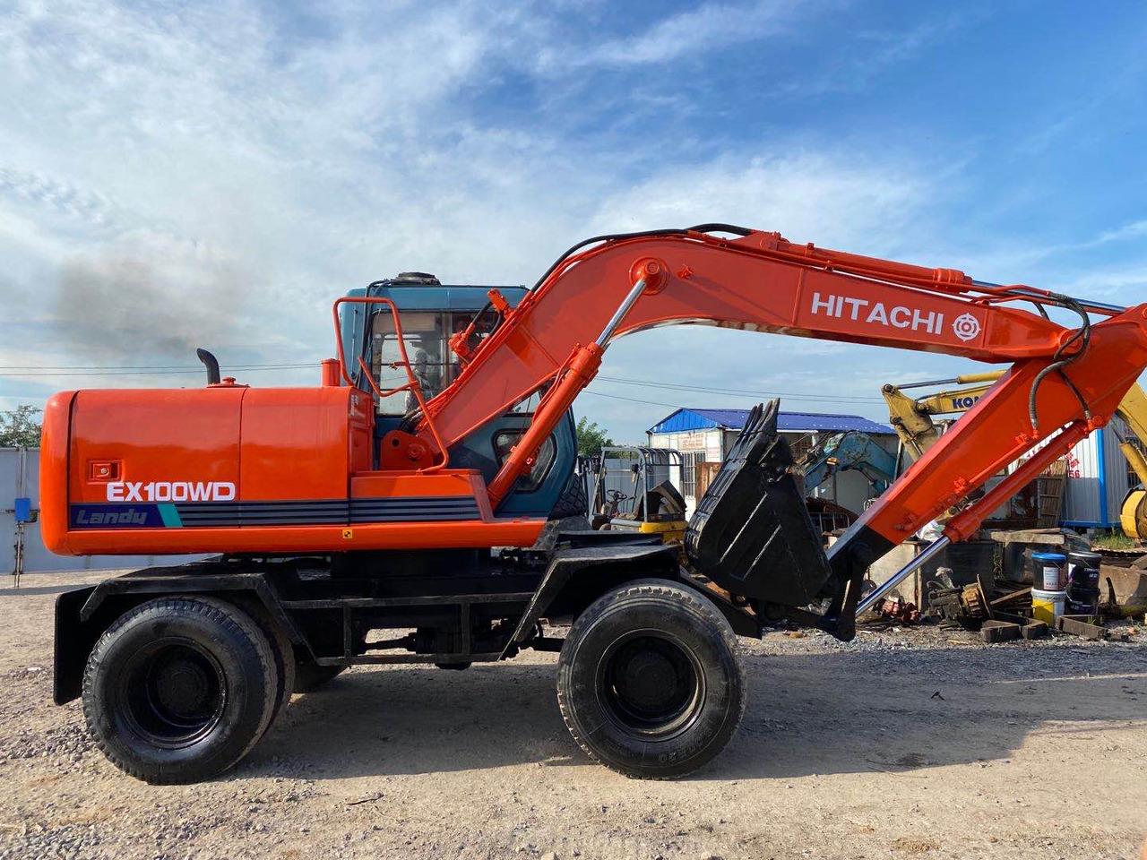 HITACHI EX100WD - Hjulgraver: bilde 1 HITACHI EX100WD - Hjulgraver: bilde 1