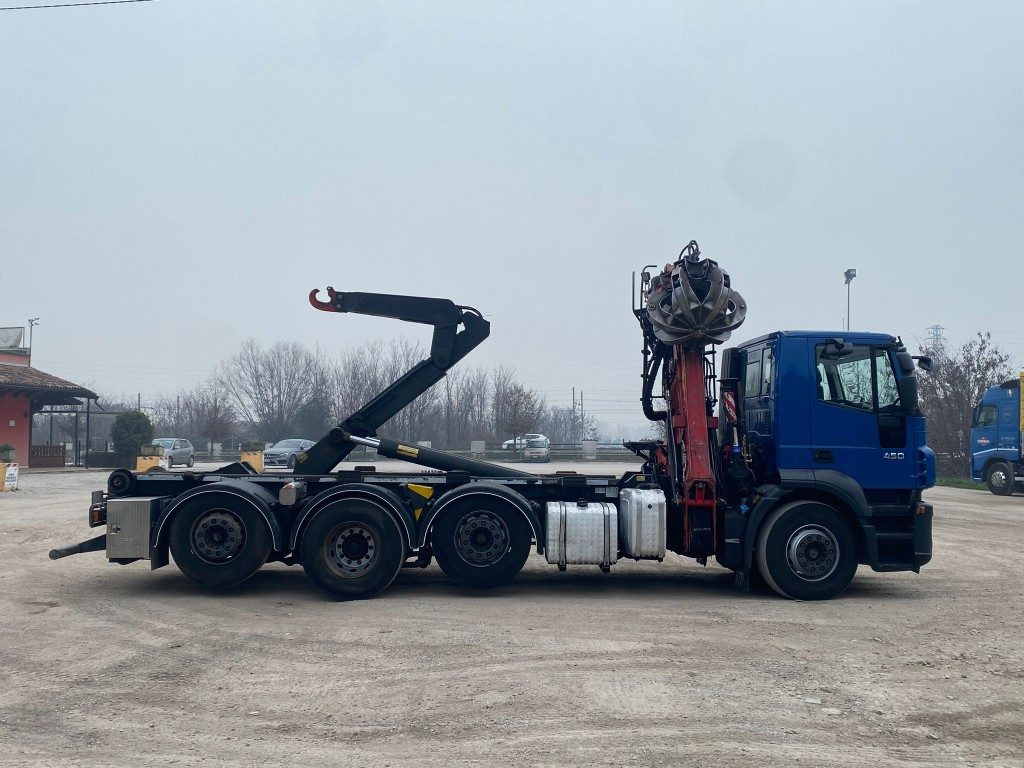 Krokbil IVECO STRALIS 260.450 SCARRABILE CON GRU: bilde 9