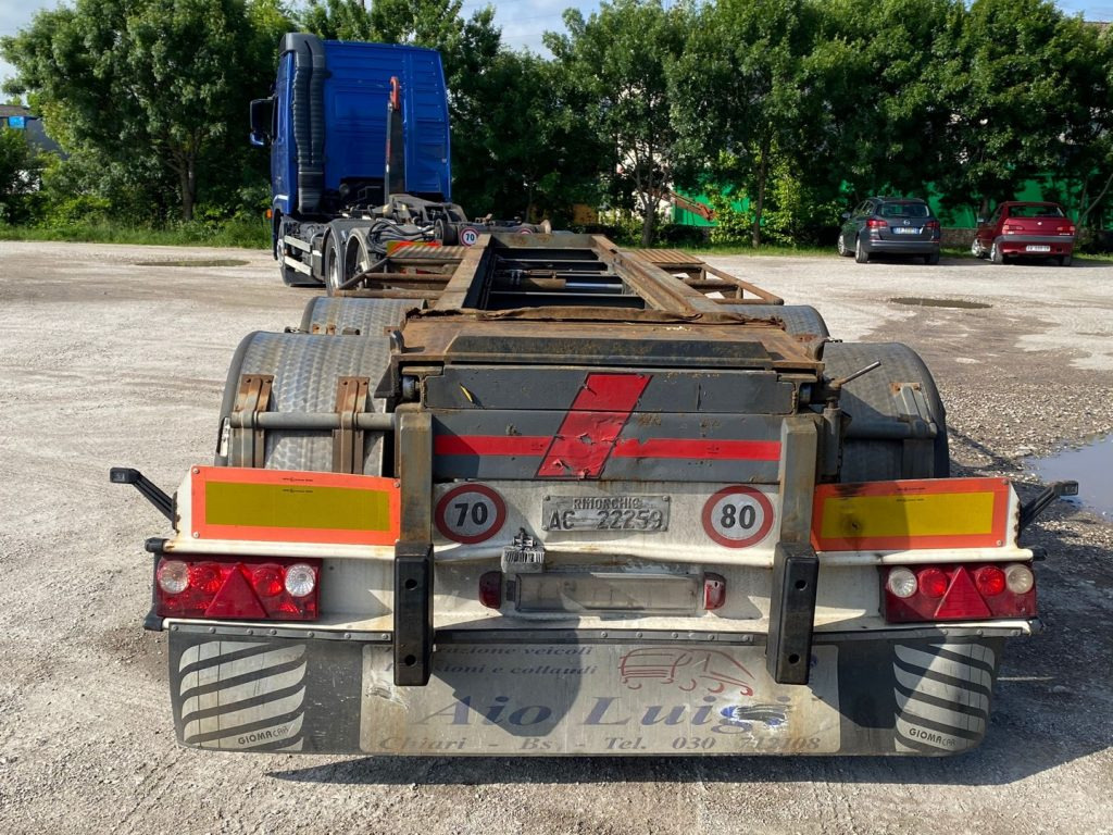 Krokhenger/ Liftdumper henger ZORZI 26 R 070 19 A SCARRABILE BALESTRATO: bilde 6