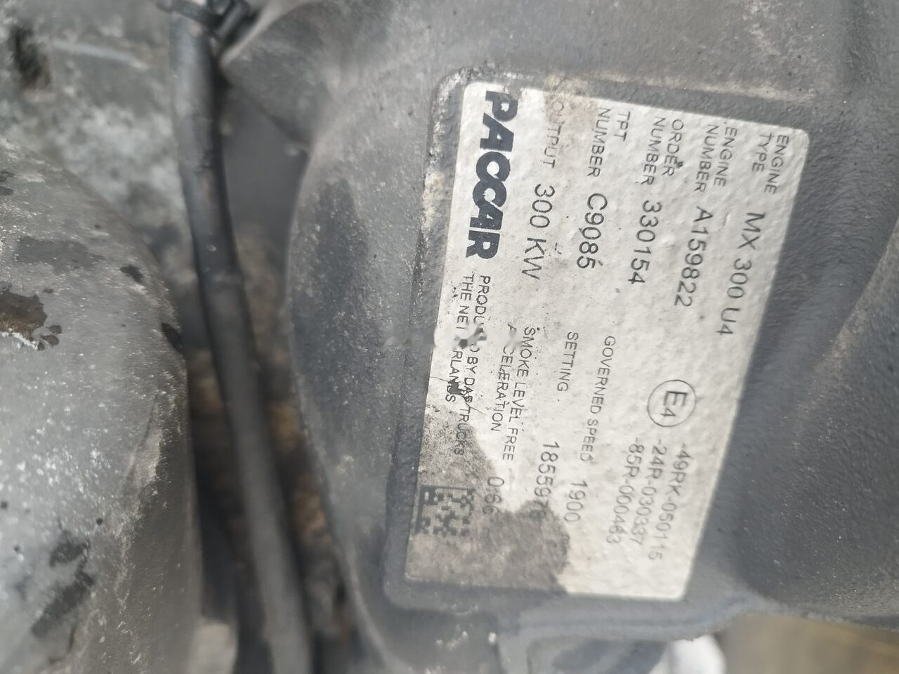 DAF MX 300 U4 DAF XF, CF - Motor for Lastebil: bilde 4 DAF MX 300 U4 DAF XF, CF - Motor for Lastebil: bilde 4