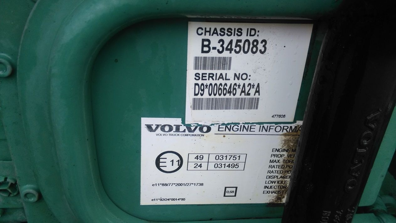 Volvo D9A 260 300 340 Volvo FM - Motor for Lastebil: bilde 4 Volvo D9A 260 300 340 Volvo FM - Motor for Lastebil: bilde 4