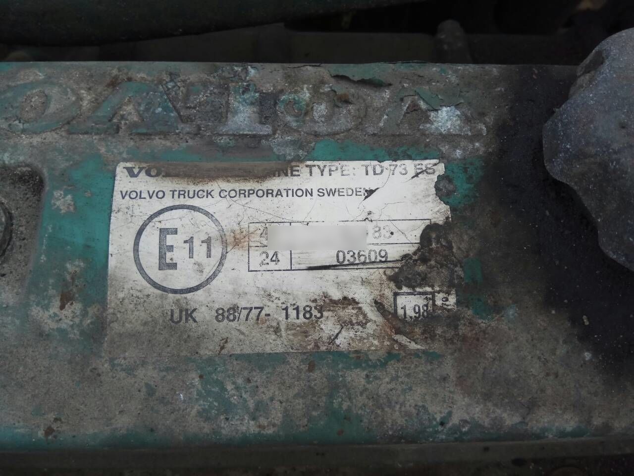 Volvo TD73E Volvo FL7 - Motor for Lastebil: bilde 5 Volvo TD73E Volvo FL7 - Motor for Lastebil: bilde 5