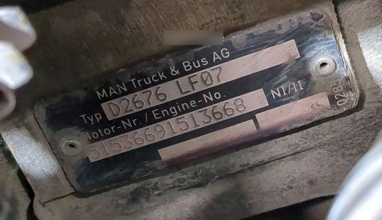 MAN D2676 LF07 MAN TGA, TGS, TGX - Motor for Lastebil: bilde 2 MAN D2676 LF07 MAN TGA, TGS, TGX - Motor for Lastebil: bilde 2