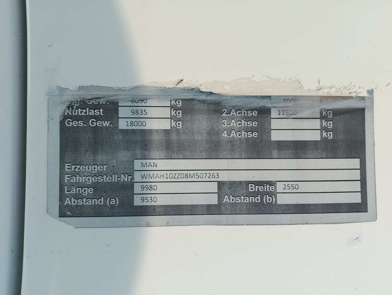 Container-transport/ Vekselflak lastebil MAN TGA 18 320: bilde 19 Container-transport/ Vekselflak lastebil MAN TGA 18 320: bilde 19