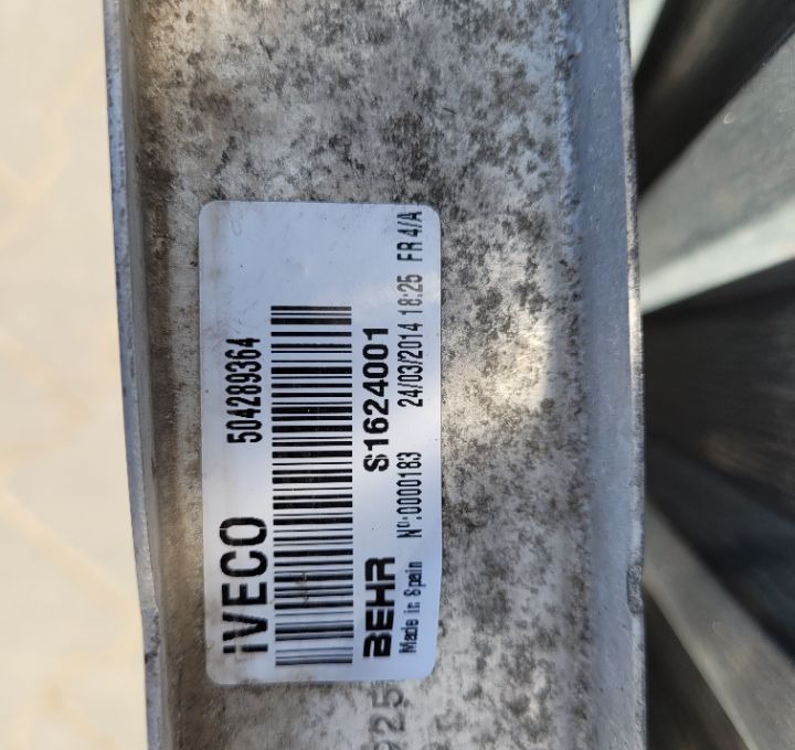 INTERCOOLER IVECO EUROCARGO E6. 504289364 - Intercooler for Lastebil: bilde 3 INTERCOOLER IVECO EUROCARGO E6. 504289364 - Intercooler for Lastebil: bilde 3