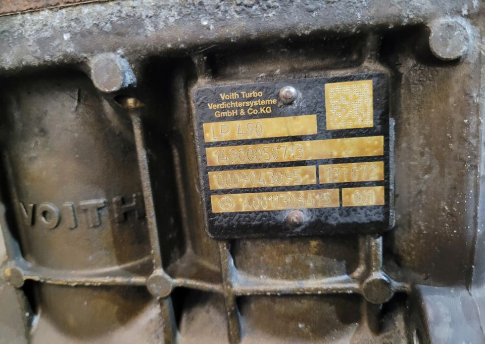 KOMPRESOR MERCEDES ACTROS MP4 A0011306415 - Kompressor, trykkluftanlegg for Lastebil: bilde 2 KOMPRESOR MERCEDES ACTROS MP4 A0011306415 - Kompressor, trykkluftanlegg for Lastebil: bilde 2