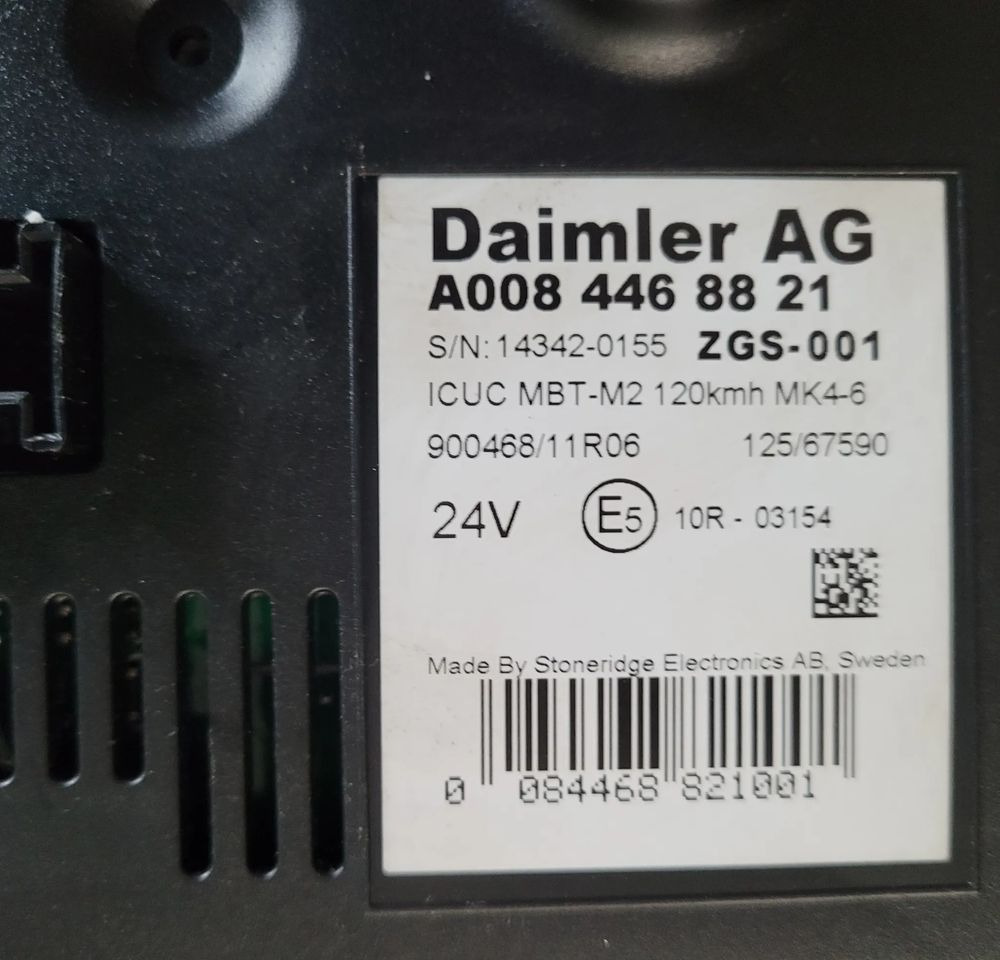 LICZNIK MERCEDES ACTROS MP4 A008 446 88 21 - Instrumentpanel for Lastebil: bilde 2 LICZNIK MERCEDES ACTROS MP4 A008 446 88 21 - Instrumentpanel for Lastebil: bilde 2