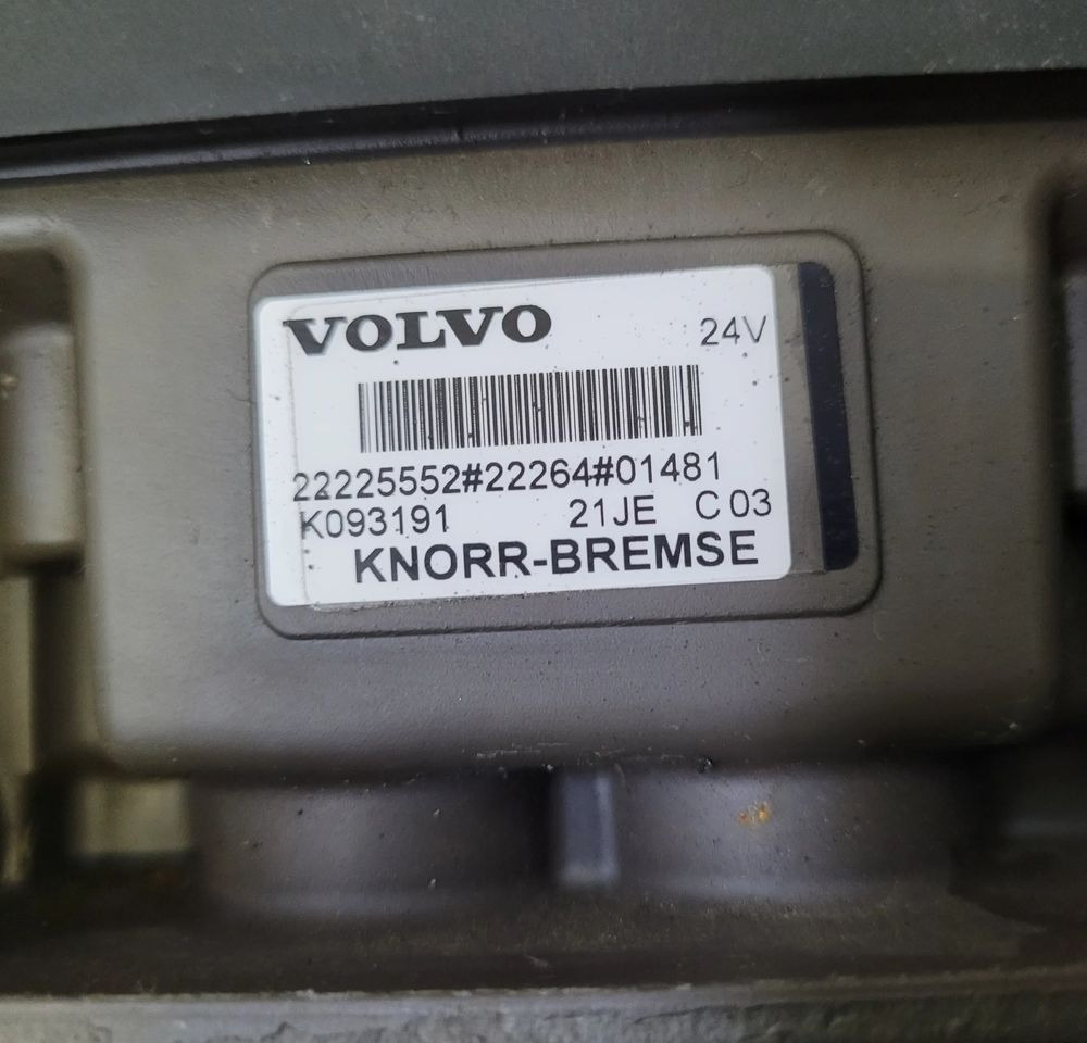 MODULATOR VOLVO KNORR K093191 22225552 CHWALIM116 - Bremsedeler for Lastebil: bilde 3 MODULATOR VOLVO KNORR K093191 22225552 CHWALIM116 - Bremsedeler for Lastebil: bilde 3