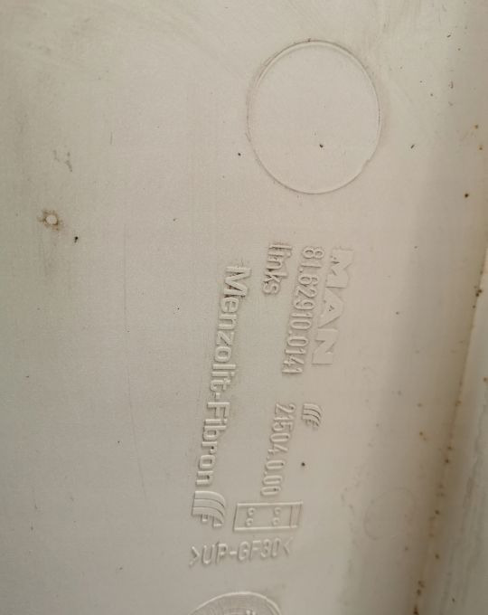 SPOJLER KOSA OWIEWKA MAN TGX XXL LH. RAL 9010 - Aerodynamikk/ Spoiler for Lastebil: bilde 3 SPOJLER KOSA OWIEWKA MAN TGX XXL LH. RAL 9010 - Aerodynamikk/ Spoiler for Lastebil: bilde 3