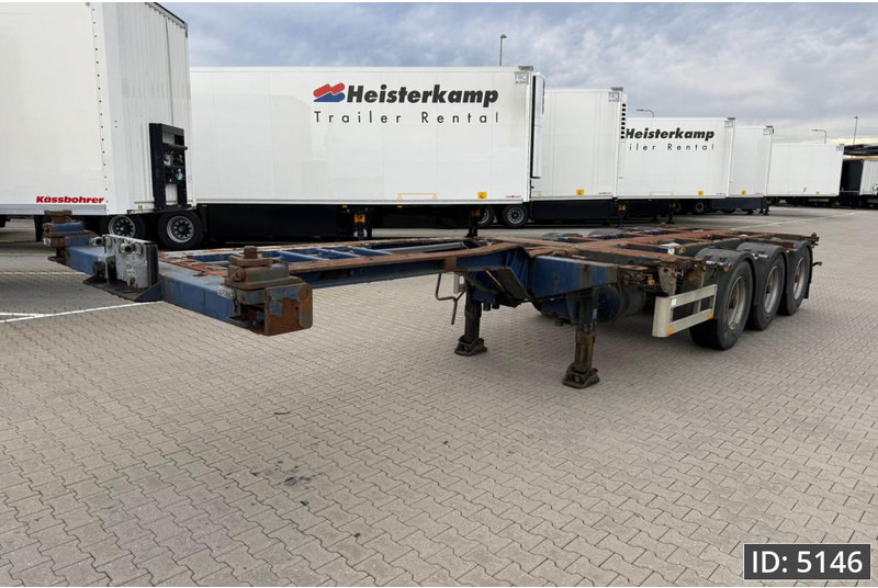 Pacton T3-010 / Multichassis / BPW Drum - Container-transport/ Vekselflak semitrailer: bilde 1 Pacton T3-010 / Multichassis / BPW Drum - Container-transport/ Vekselflak semitrailer: bilde 1