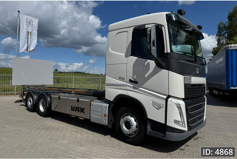 Volvo FH 500 Globetrotter, Euro 6, / 6x2 / Hydraulic body / frame 7.4 m / Tail lift - Container-transport/ Vekselflak lastebil: bilde 4 Volvo FH 500 Globetrotter, Euro 6, / 6x2 / Hydraulic body / frame 7.4 m / Tail lift - Container-transport/ Vekselflak lastebil: bilde 4