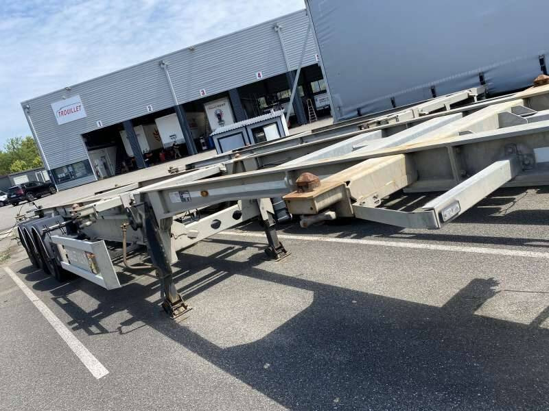 Semi-remorque 3 Essieux 38 TONNES CHARIOT COULISSANT - Container-transport/ Vekselflak semitrailer: bilde 1 Semi-remorque 3 Essieux 38 TONNES CHARIOT COULISSANT - Container-transport/ Vekselflak semitrailer: bilde 1