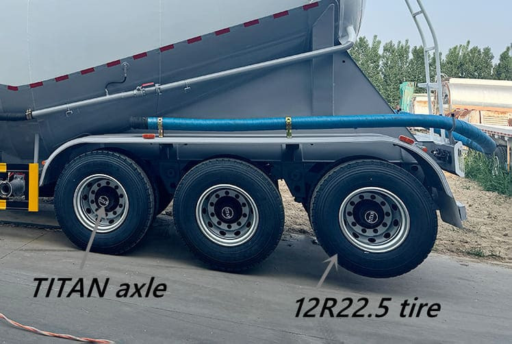 TITAH Bulk Cement Tank Trailer for Slae in Guyana - Tanksemi: bilde 4 TITAH Bulk Cement Tank Trailer for Slae in Guyana - Tanksemi: bilde 4