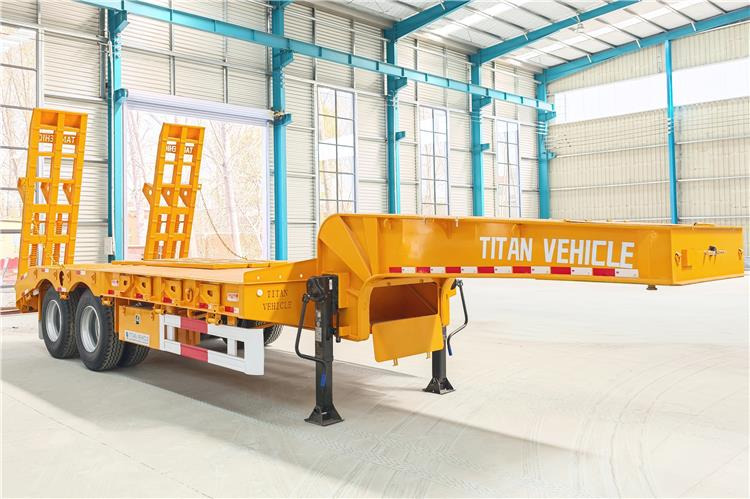 TITAN 2 Axle Low Loader Truck Trailer for Sale In Uganda - Lavloader semitrailer: bilde 1 TITAN 2 Axle Low Loader Truck Trailer for Sale In Uganda - Lavloader semitrailer: bilde 1